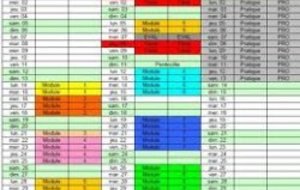 Planning Saison 2011/2012 Séniors et U18 Exc.