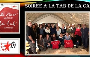 SOIREE chez notre sponsor " LA CAV' DE LA TAB' "