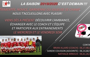 2019 / 2020 : RECRUTEMENT FEMININES