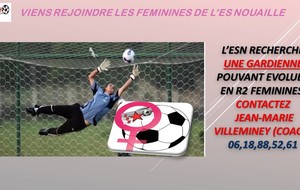 FEMININES : RECHERCHE GARDIENNE