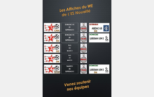 LES AFFICHES DU WE DE L'ESN