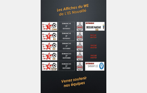 LES AFFICHES DU WE DE L'ESN