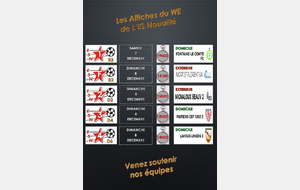 LES AFFICHES DU WE DE L'ESN