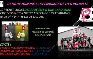 LES FEMININES RECRUTENT
