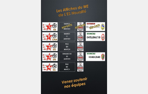 LES AFFICHES DU WE DE L'ESN