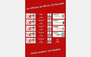 PROGRAMME DU WE DES 15 & 16 FEVRIER 2020