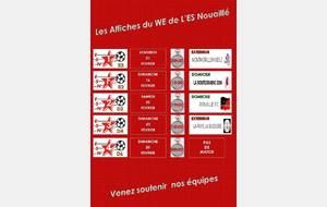 PROGRAMME DU WE DES 21, 22 & 23 FEVRIER 2020