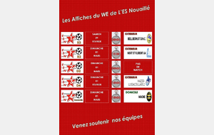 LES AFFICHES DU WE DE L'ESN