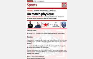 LA GAZETTE DES COACHS DU 11/10