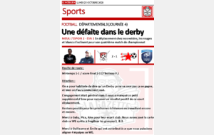 LA GAZETTE DES COACHS DU 25/10