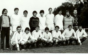 Saison 1981/1982 - ESN 1 - Jousselin, Saget, Venien, Texereau, Eclams, Discepoli, Proust, Liege, Venien, Sourisseau, Pailloux, Venien, Dupuis, Jousselin, Ferchaux, Proust