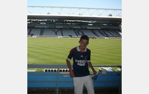 Corentin Le Moal (U15) au Stade de Gerland à Lyon le 18 Aout 2012