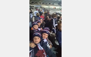 Les enfants du Groupement de Jeunes Vallées du Miosson pour Girondins Bordeaux - Lyon (0 - 5) le 21/12/2014