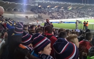 Les enfants du Groupement de Jeunes Vallées du Miosson pour Girondins Bordeaux - Lyon (0 - 5) le 21/12/2014