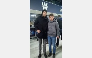 Jaroslav PLASIL(FCGB) avec Jeremy MALLET (U15) le 05/03/2016 à l'occasion du match Bordeaux - Ajaccio