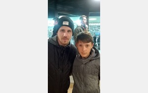 Grégory SERTIC (FCGB) avec Jeremy MALLET (U15) le 05/03/2016 à l'occasion du match Bordeaux - Ajaccio