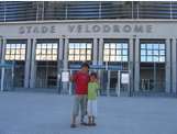Stade Vélodrome - Olympique de Marseille Paul Hébras (U13) et Arthur Hébras le 27/07/2010