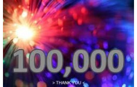 100.000 Visiteurs pour notre site