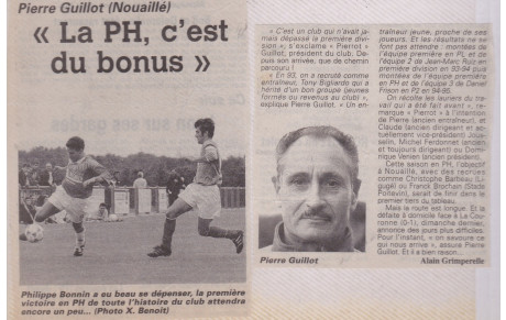 Revue de presse Saison 1995-1996