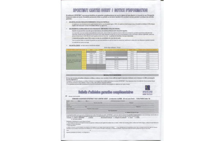 Informations Licences