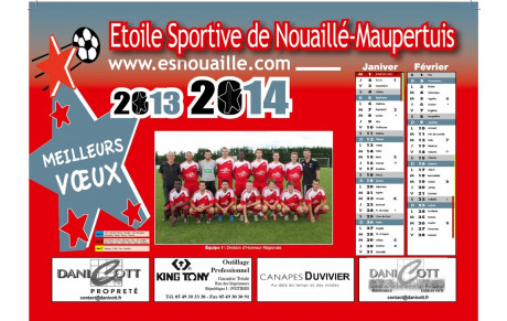 Le calendrier 2014 de l'ESN arrive