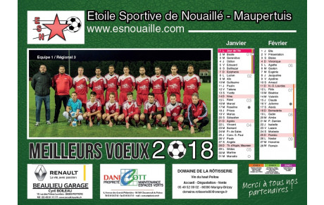 Le Calendrier 2018 bientôt chez vous