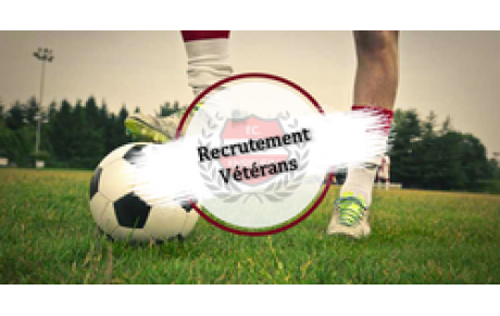 RECRUTEMENT VETERANS saison 2019 / 2020